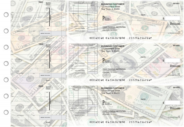 Money Itemized Invoice Business Checks | BU3-CDS31-TNV