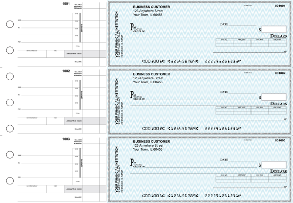 Teal Safety Invoice Business Checks | BU3-ESF01-INV