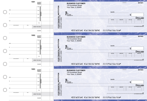 Blue Marble Invoice Business Checks | BU3-LMA01-INV