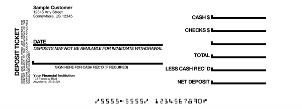 AccuVision Deposit Books | BUP-VIZDEP