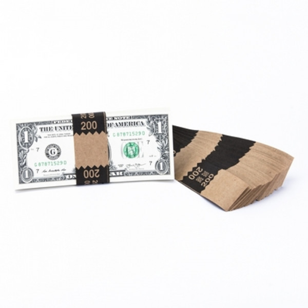 Natural Saw-Tooth $200 Currency Bands | CBKN-004