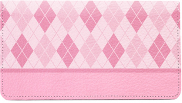 Argyle Pink Leather Cover | CDP-GEO11B
