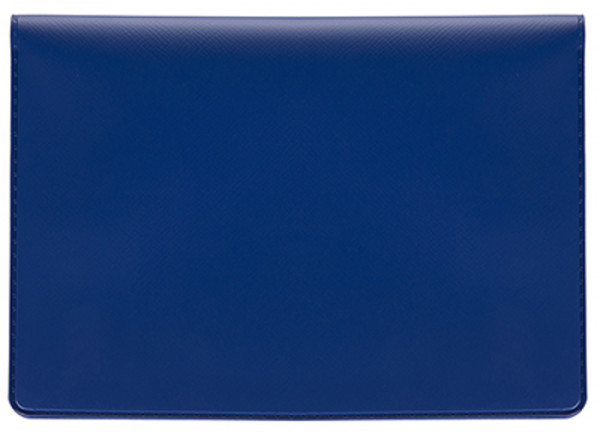 Blue Vinyl Top Stub Checkbook Cover | CVW-BLU01