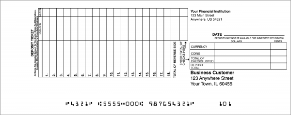 Standard Deposit Book Style 17 | DEP-BDB17