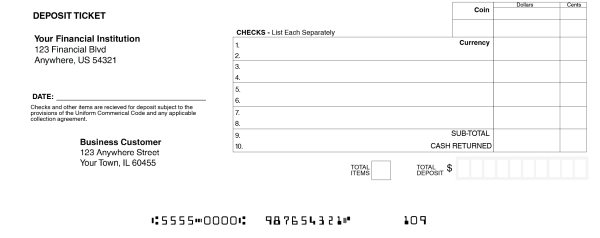 Standard Deposit Book Style 18 | DEP-BDB18