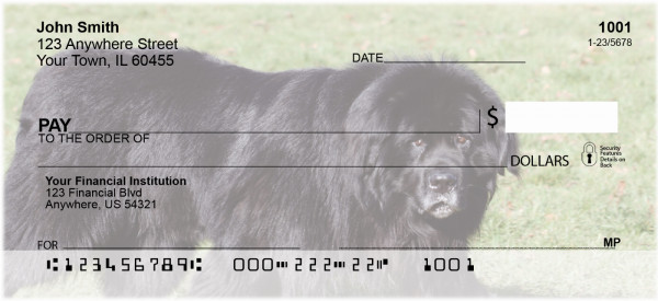 Newfoundland Personal Checks | DOG-105