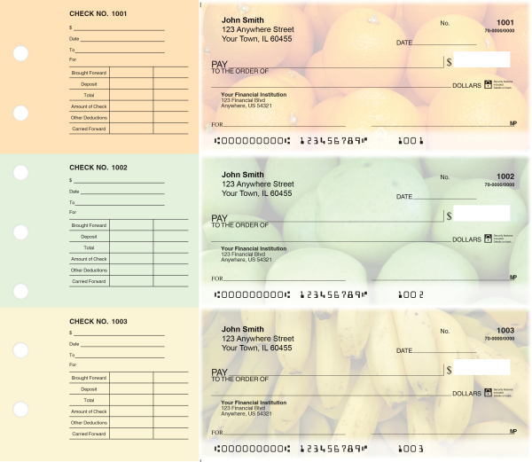 Fruit Designer Deskset Checks | DS-CDS05