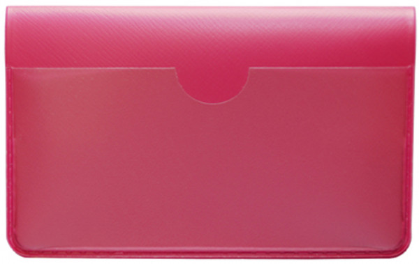 Hot Pink Vinyl Debit Card Cover | DVP-PIN01