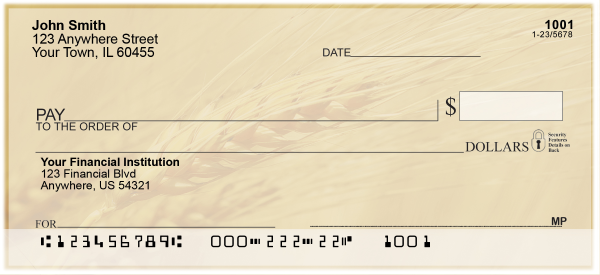 Harvest Fields Personal Checks  | FODC-06