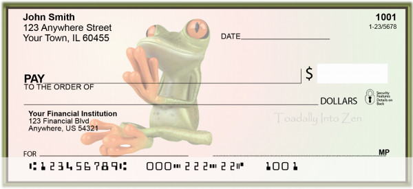 Find Your Zen Center Personal Checks | FUN-39