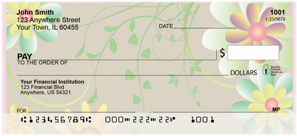 Garden Fresh Personal Checks | GEO-20