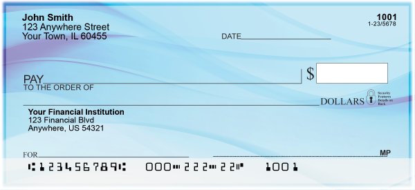  Flowing Prosperity Personal Checks | GEOC-38