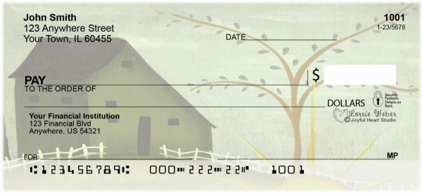 Homespun Seasons Personal Checks by Lorrie Weber | JHS-05