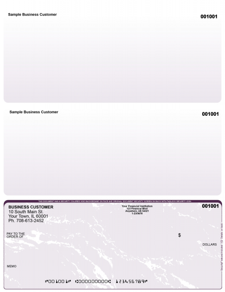 Violet Marble Bottom Laser Checks | LBC-VM