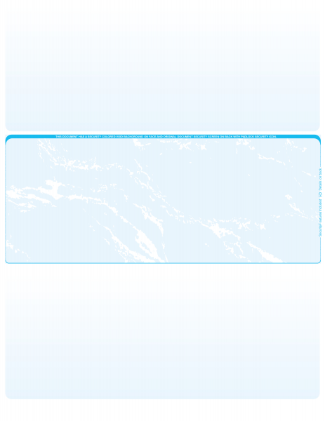 Teal Marble Blank Middle Laser Checks  | LMC-BLA-TLM