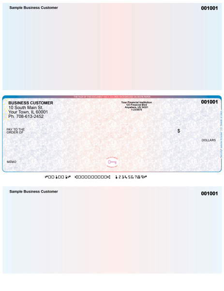 Blue Red High Security Middle Laser Checks | LMCHS-BR