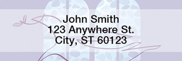 Peace Narrow Address Labels | LRREL-01