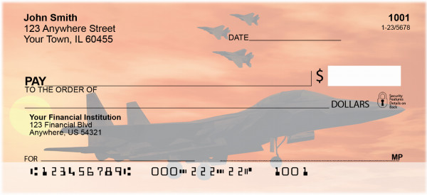 The Military Never Sleeps Personal Checks | MIL-30