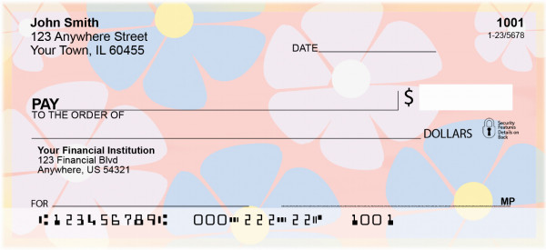 Flower Power Personal Checks | NAT-09