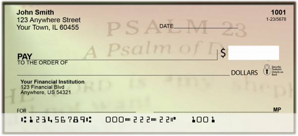 Bible Verses Personal Checks | REL-15