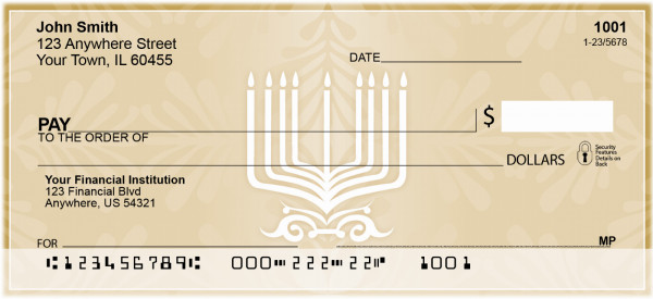 Menorah Checks | REL-46