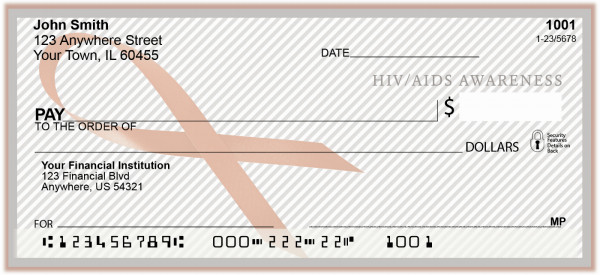 HIV/Aids Awareness Personal Checks | RIB-18