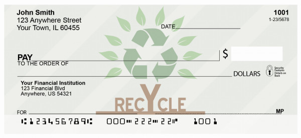 Recycle Tree Personal Checks | RIB-25
