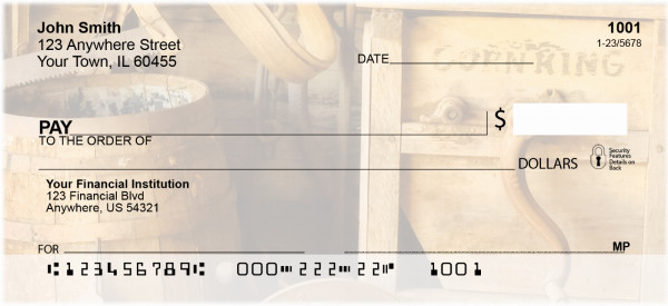 Treasures Of Days Gone Bye Personal Checks | SCE-09