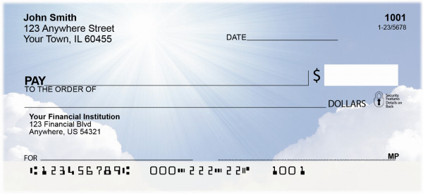 Sun Rays Personal Checks | SCE-78