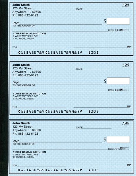 Blue Safety Secretary Deskbook Checks | SDB-BS