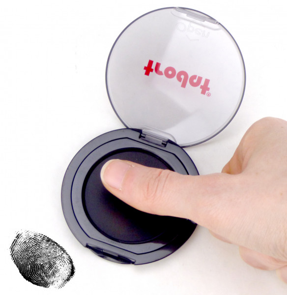 Inkless Fingerprint Pad, 1.75'' DIA.