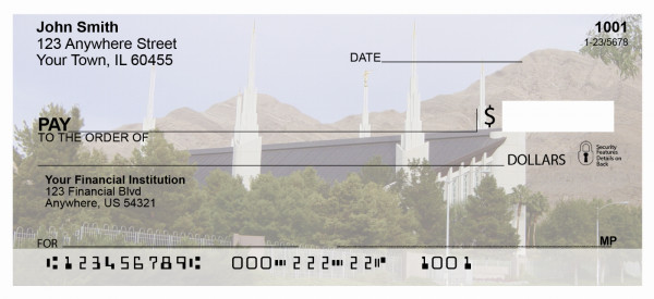 Las Vegas Temple Personal Checks | TEM-05