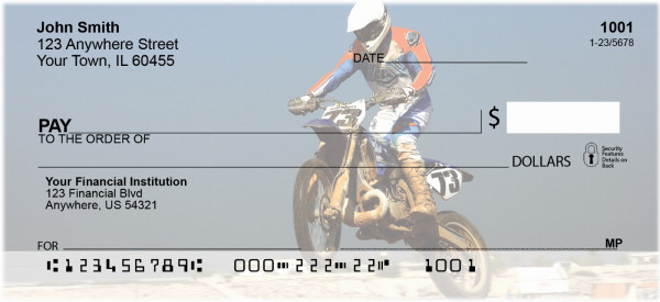 Motocross Cycles Personal Checks | TRA-09