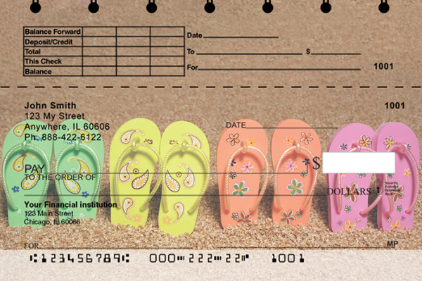 Flip Flop Top Stub Checks | TSBEA-01