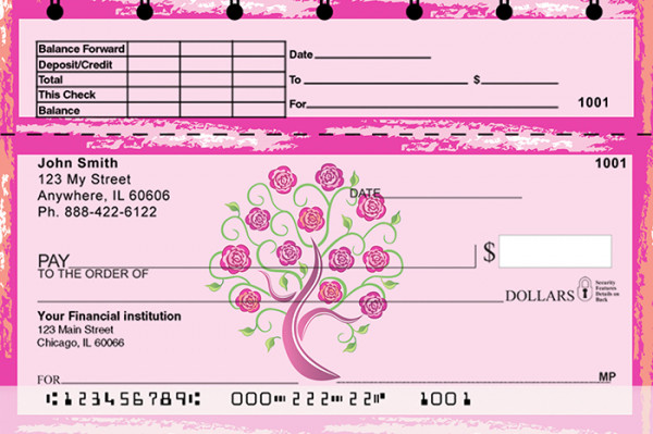 Four Season Trees Top Stub Personal Checks | TSNAT-73