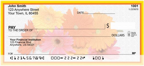 Daisies Personal Checks | VAL-012