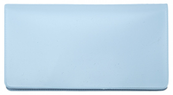 Baby Blue Vinyl Checkbook Cover | VCB-BLU02