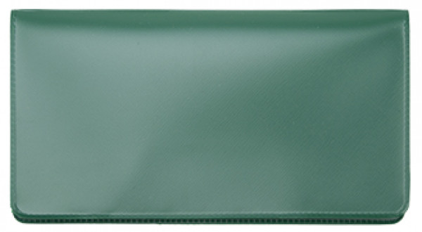 Forest Green Vinyl Checkbook Cover | VCB-GRN01