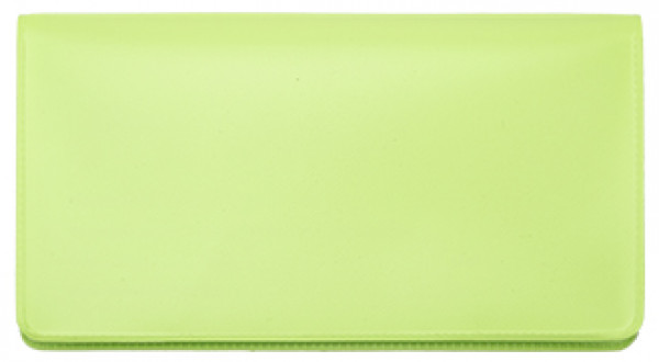 Spring Green Vinyl Checkbook Cover | VCB-GRN02