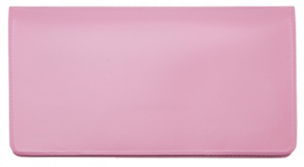 Pink Vinyl Checkbook Cover | VCB-PIN01