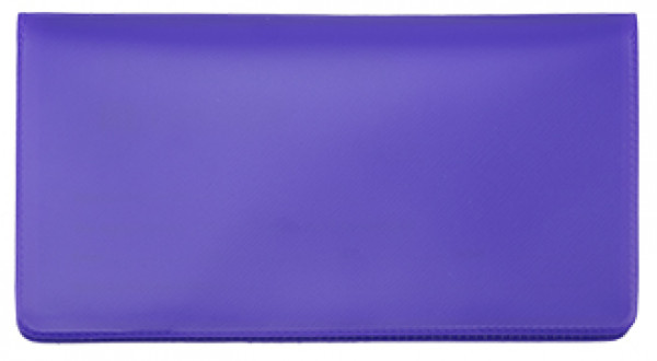 Purple Vinyl Checkbook Cover | VCB-PUR01