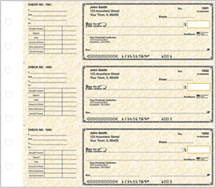 Deskset Tan Parchment Business Checks Deskset Tan Parchment Business Checks