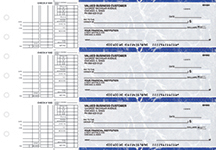 Blue Multi Purpose Business Checks Blue Multi Purpose Business Checks